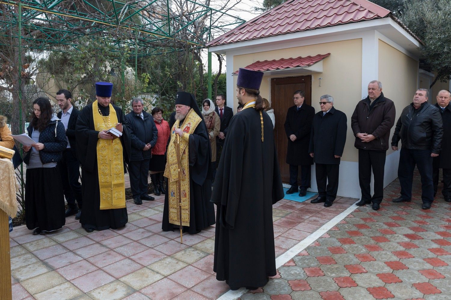 Высокопреосвященный архиепископ Александр совершил молебен в часовне при Посольстве Российской Федерации в Азербайджанской Республике.
