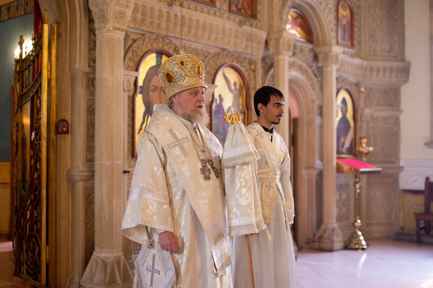 Высокопреосвященный архиепископ Александр совершил Чин погребения новопреставленного р. Б. игумена Митрофана (Безотосного).