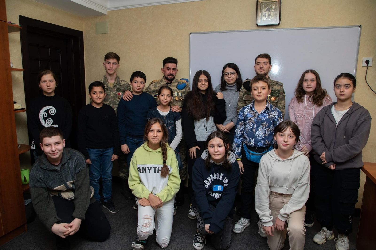 В детской воскресной школе при храме Архангела Михаила г. Баку было проведено занятие, посвященное патриотическому воспитанию подрастающего поколения