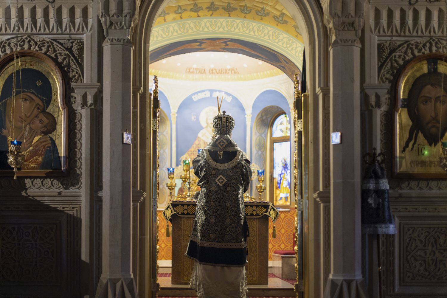 Епископ Алексий совершил Литургию Преждеосвященных Даров в кафедральном соборе