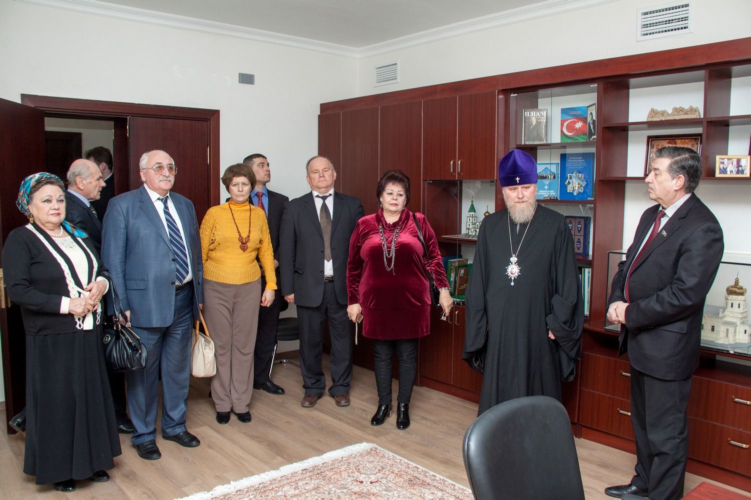 Православный религиозно-культурный центр Бакинской епархии посетила делегация Русской общины в Азербайджане.