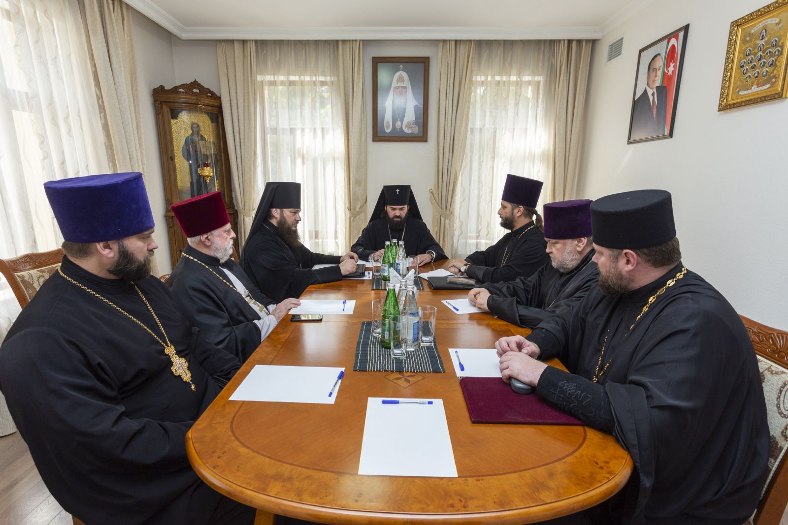 Под председательством архиепископа Пятигорского и Черкесского Феофилакта прошло заседание епархиального совета Бакинской епархии