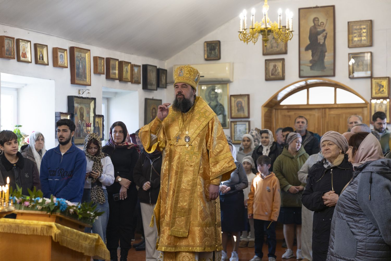 Епископ Алексий возглавил престольные торжества в Хачмазе