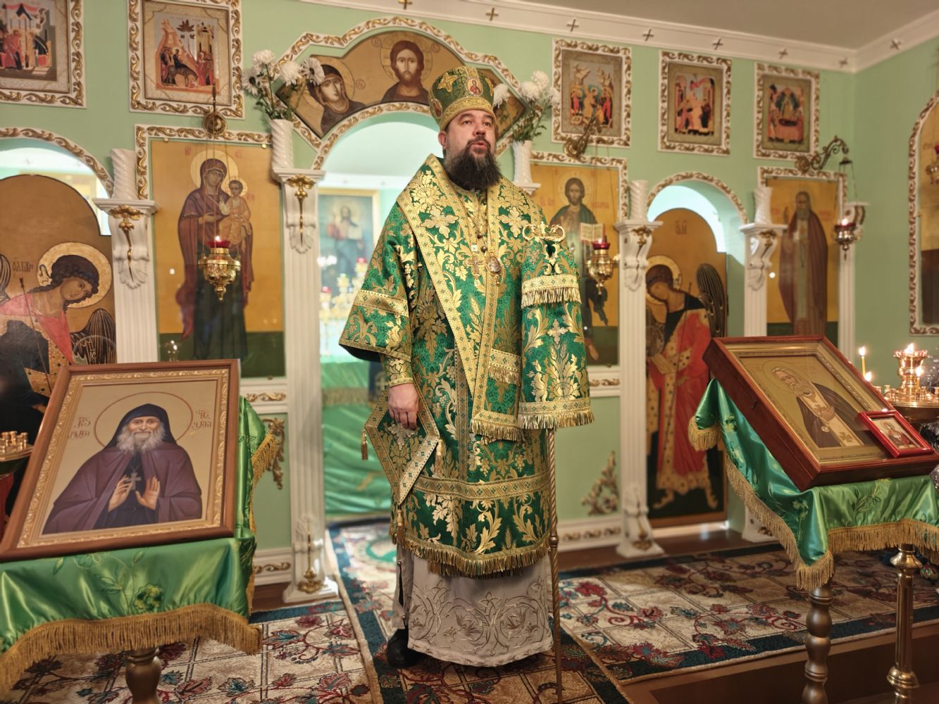 В храме преподобного Серафима Саровского г. Сумгаит прошли торжества престольного праздника