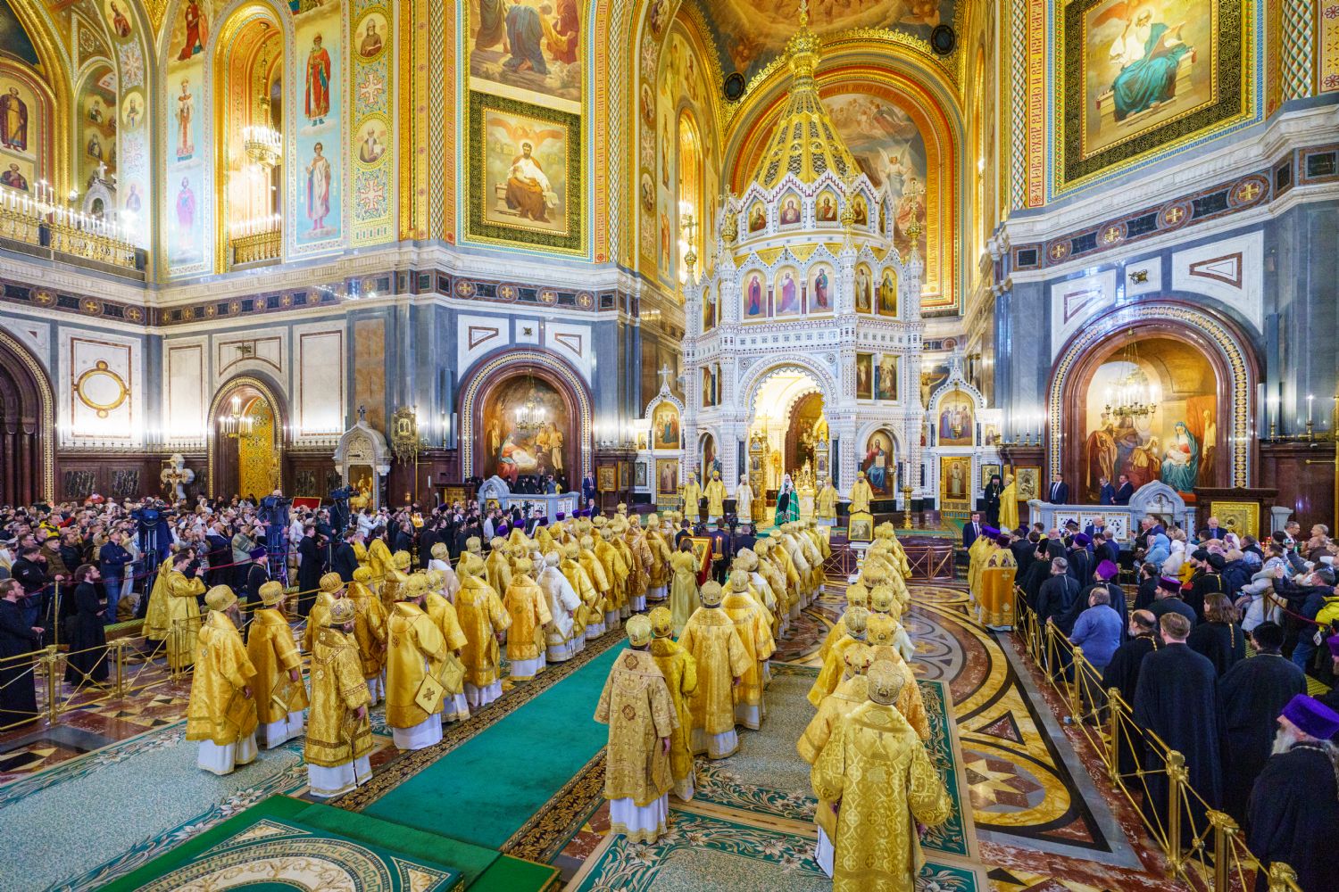 Божественная литургия предварила начало работы XXXIV Международных Рождественских образовательных чтений