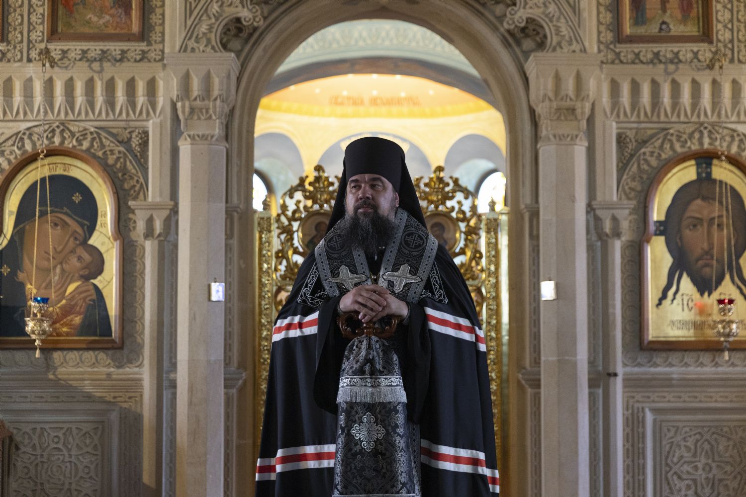 Епископ Алексий совершил Чин прощения в кафедральном соборе